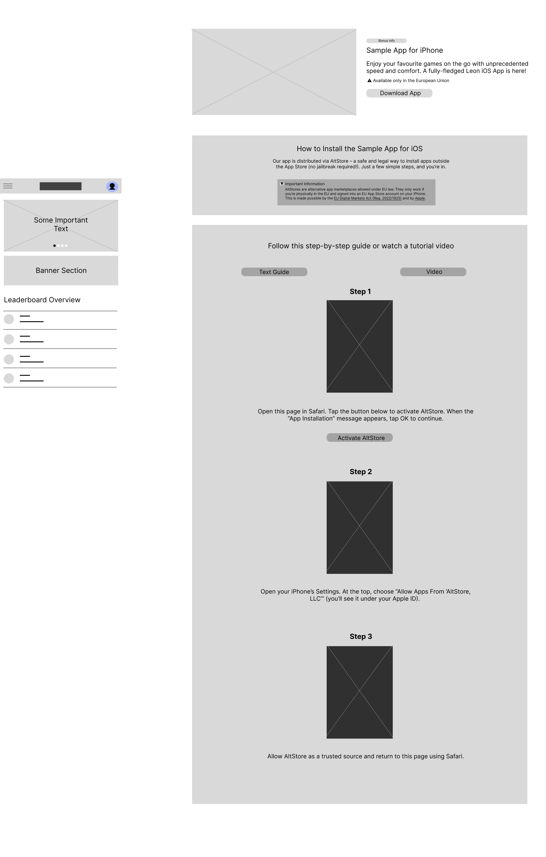 Android & later iOS app